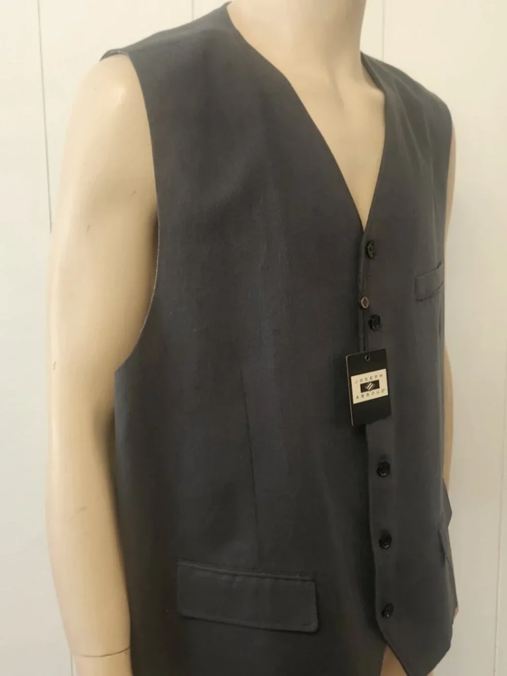 Joseph Abboud vest 3XL men's slate blue business NWT